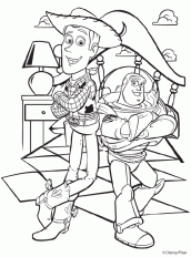 desenho para colorir toy story 3