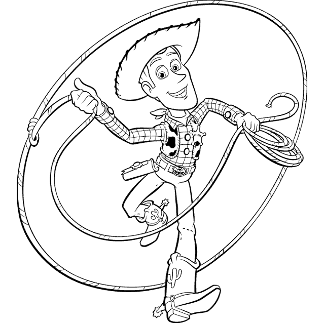 desenho para colorir toy story