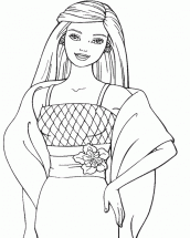 desenho para imprimir da barbie