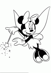 desenho para pintar da minnie