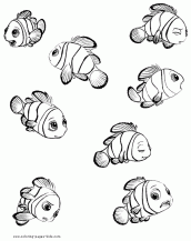 desenho procurando nemo