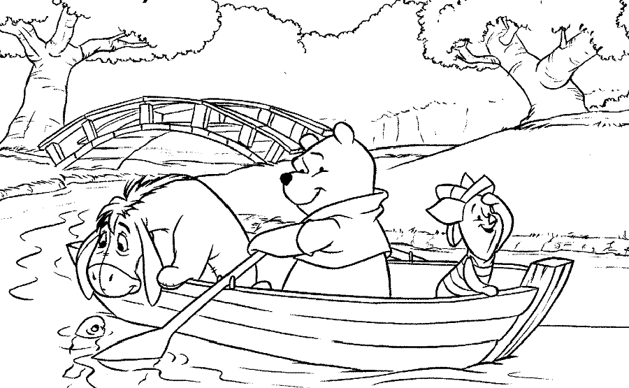 desenhos da disney para colorir pooh