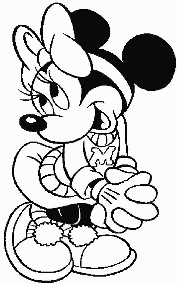 desenhos da minnie mouse para imprimir