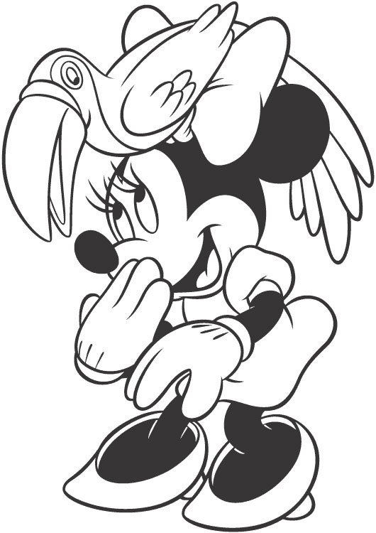 desenhos da minnie para imprimir