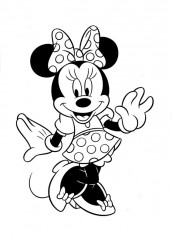 desenhos da minnie para imprimir