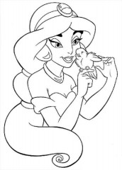 desenhos para colorir da disney aladim