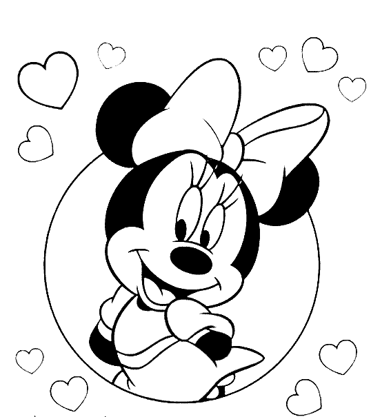 desenhos para colorir da minnie