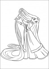 desenhos para colorir da rapunzel