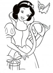 desenhos para colorir de branca de neve