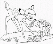 desenhos para colorir disney bambi