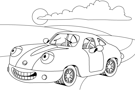 desenhos para colorir dos carros