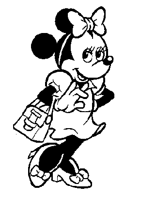 desenhos para colorir minnie baby