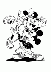 desenhos para colorir minnie mouse