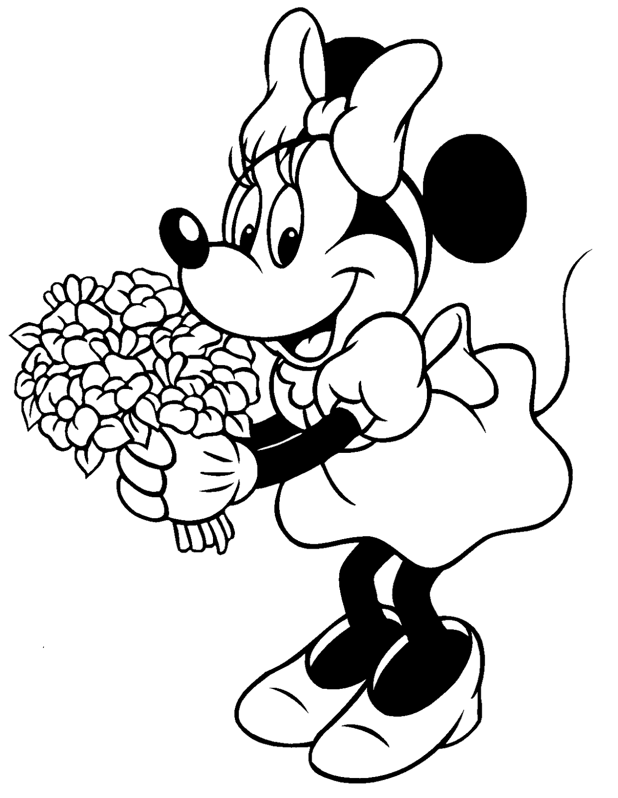 desenhos para colorir minnie