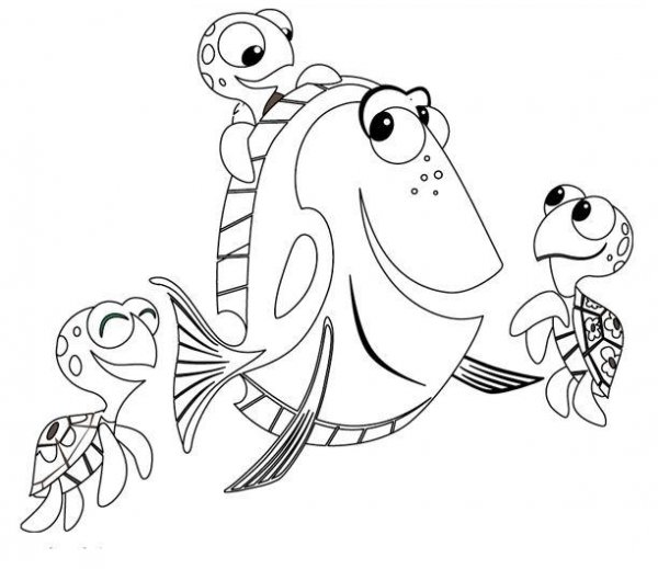 desenhos para colorir procurando nemo