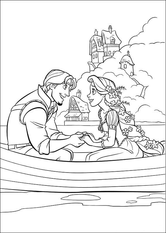 desenhos para colorir rapunzel