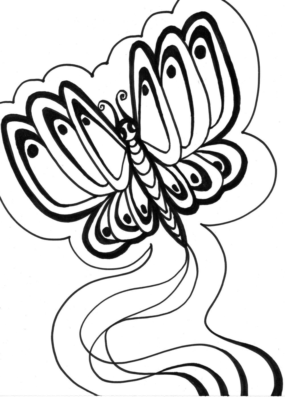 desenhos para imprimir borboletas