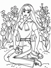 desenhos para imprimir da barbie