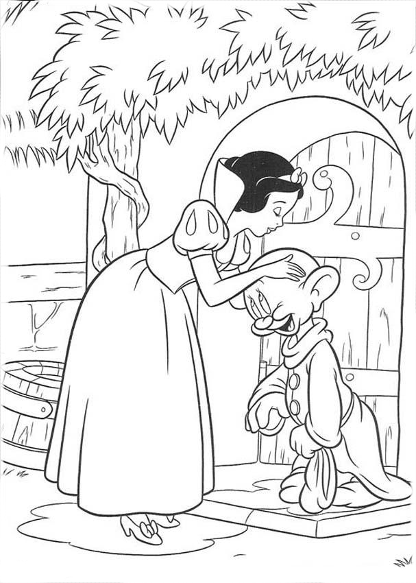 desenhos para imprimir da branca de neve