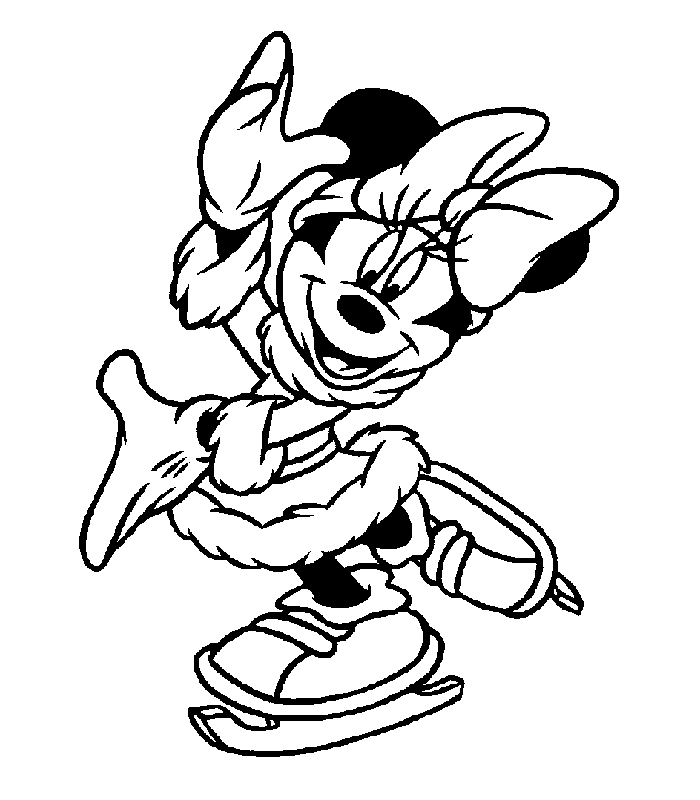 desenhos para imprimir da minnie