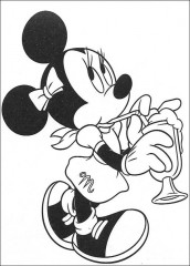 desenhos para imprimir minnie