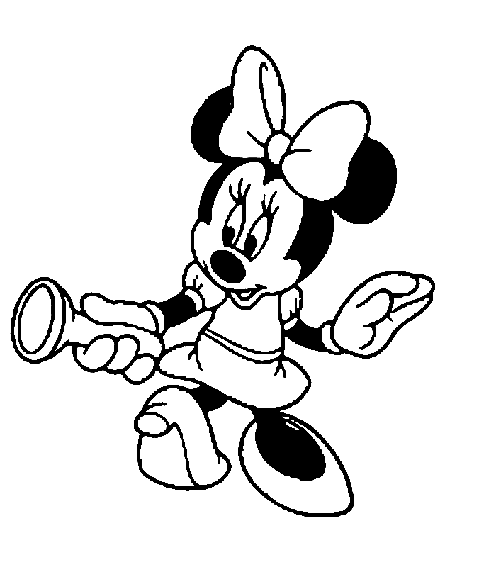 desenhos para imprimir minnie