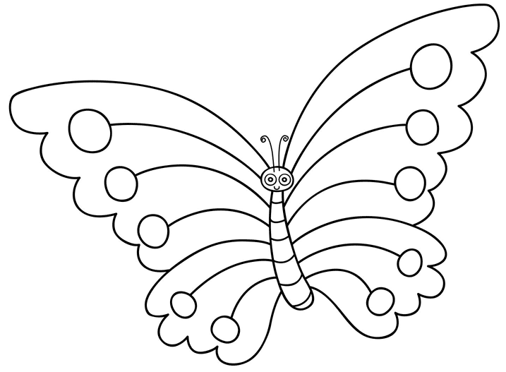 desenhos para pintar borboleta