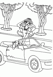 desenhos para pintar da barbie