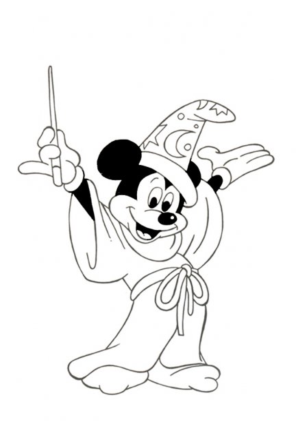 desenhos para pintar do mickey