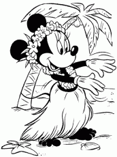 figuras da minnie para colorir