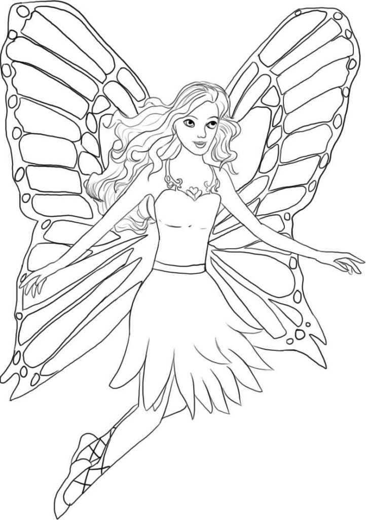 Desenhos para colorir da Barbie, imprimir e pintar