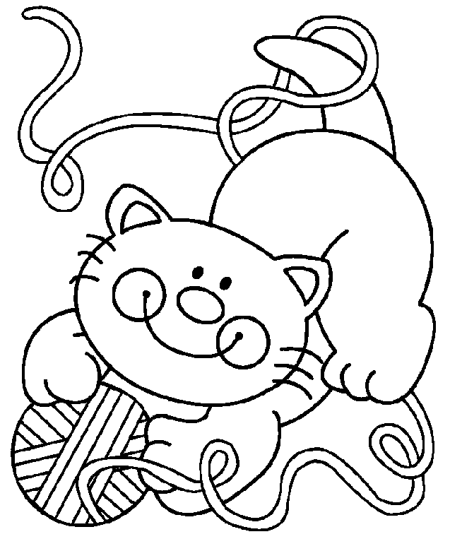 gato para colorir