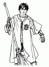 harry potter para colorir