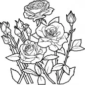 imagem de flores para imprimir