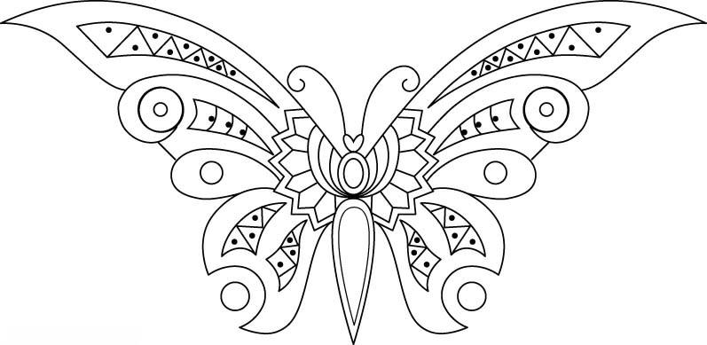 imagens de borboletas para colorir
