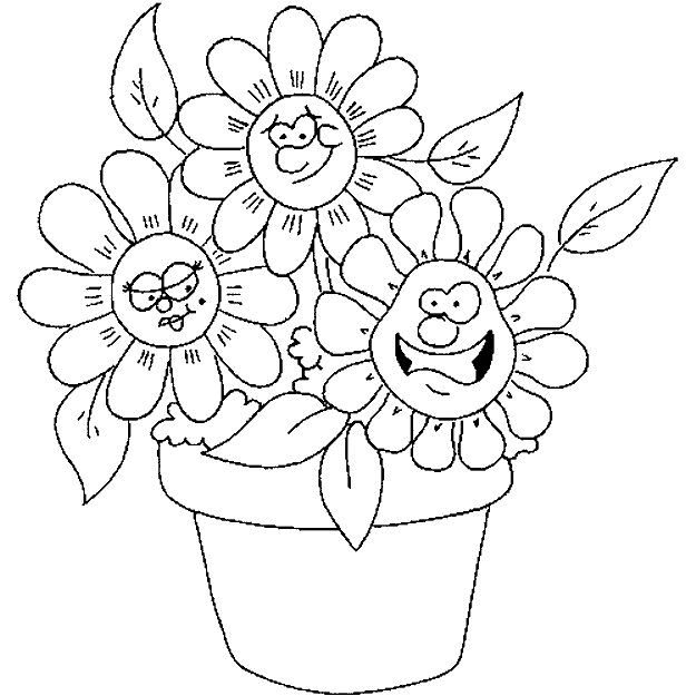 imagens de flores para colorir online