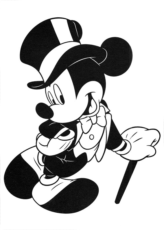 mickey para imprimir e colorir