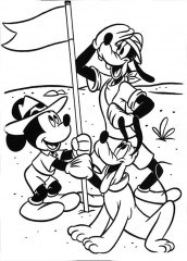 mickey personagens para colorir