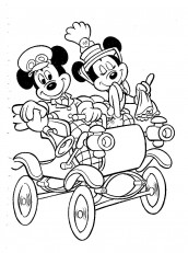 minnie e mickey para colorir