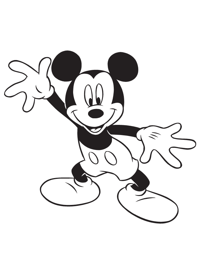 moldes do mickey para colorir