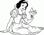 pintar branca de neve