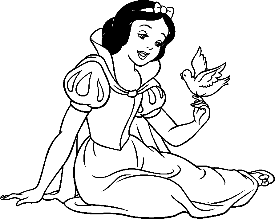 pintar branca de neve