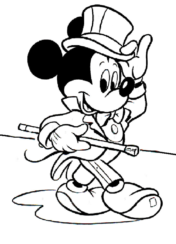 pintar mickey