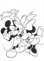 rato mickey para colorir