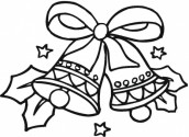 simbolos do natal para colorir