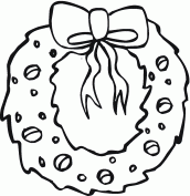 simbolos do natal para colorir