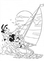 turma do mickey para pintar e colorir