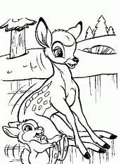 colorir bambi