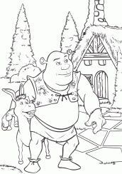 colorir shrek online