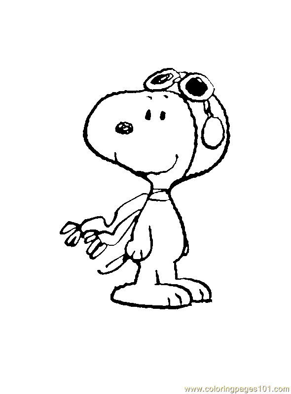 desenho animado do snoopy para colorir